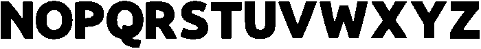 Bold Future Regular otf (700) Font LOWERCASE
