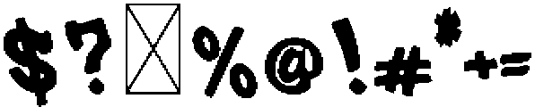 Bold Graffiti Regular otf (700) Font OTHER CHARS