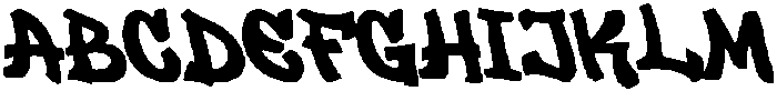 Bold Graffiti Regular otf (700) Font UPPERCASE
