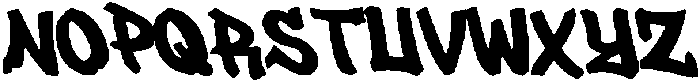 Bold Graffiti Regular otf (700) Font UPPERCASE