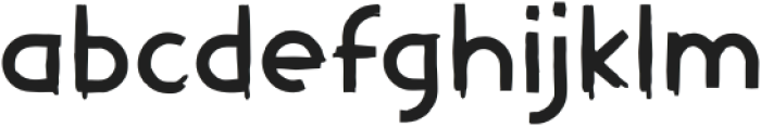 Bold Hand Font Regular ttf (700) Font LOWERCASE