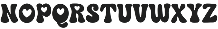 Bold Heart Regular otf (700) Font UPPERCASE