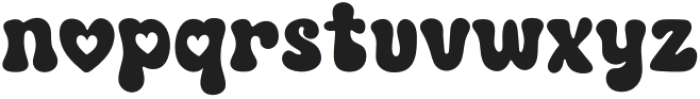 Bold Heart Regular otf (700) Font LOWERCASE