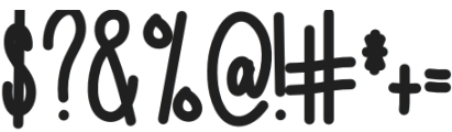 Bold Heroes Regular otf (700) Font OTHER CHARS
