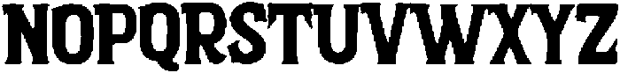 Bold Horror Regular otf (700) Font LOWERCASE