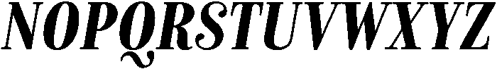 Bold-Italic otf (700) Font UPPERCASE