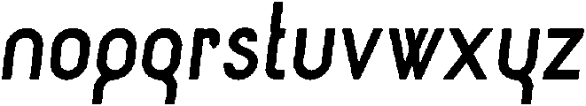Bold Italic otf (700) Font LOWERCASE