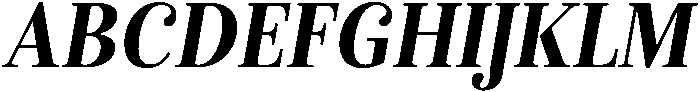 Bold-Italic otf (700) Font UPPERCASE