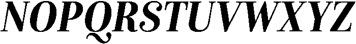 Bold-Italic otf (700) Font UPPERCASE