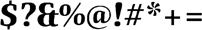 Bold-Italic otf (700) Font OTHER CHARS