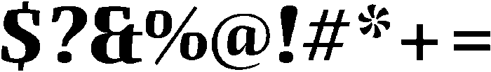 Bold-Italic otf (700) Font OTHER CHARS