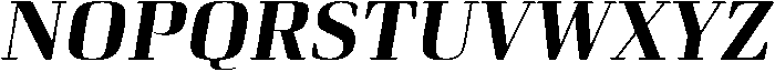 Bold-Italic otf (700) Font UPPERCASE