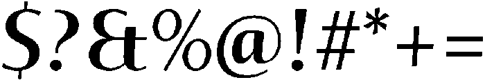 Bold-Italic otf (700) Font OTHER CHARS
