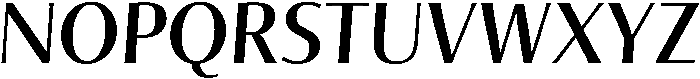 Bold-Italic otf (700) Font UPPERCASE