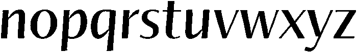 Bold-Italic otf (700) Font LOWERCASE