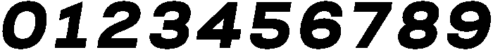 Bold Italic otf (700) Font OTHER CHARS