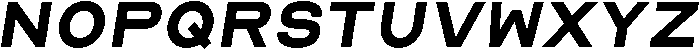 Bold Italic otf (700) Font LOWERCASE
