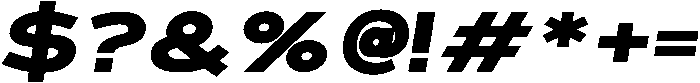Bold Italic otf (700) Font OTHER CHARS