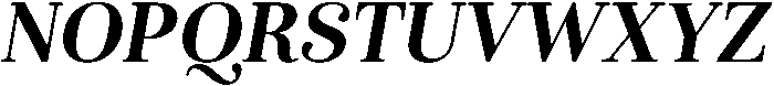 Bold-Italic otf (700) Font UPPERCASE