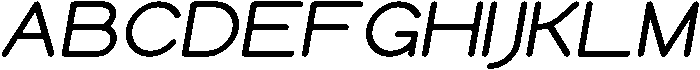 Bold Italic otf (700) Font UPPERCASE