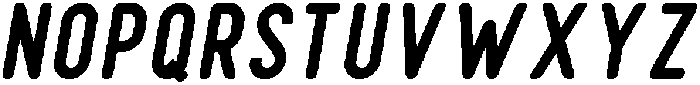 Bold Italic otf (700) Font UPPERCASE