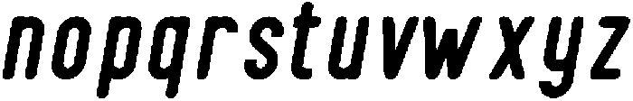 Bold Italic otf (700) Font LOWERCASE
