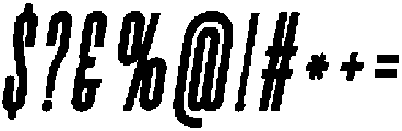 Bold Italic otf (700) Font OTHER CHARS