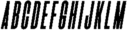 Bold Italic otf (700) Font UPPERCASE