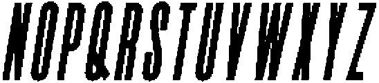 Bold Italic otf (700) Font UPPERCASE