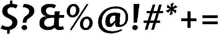 Bold-Italic otf (700) Font OTHER CHARS