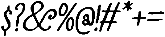 Bold Italic otf (700) Font OTHER CHARS