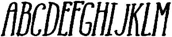Bold Italic otf (700) Font UPPERCASE