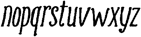 Bold Italic otf (700) Font LOWERCASE