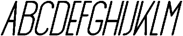 Bold Italic otf (700) Font UPPERCASE