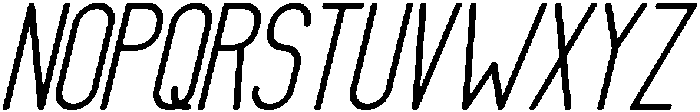Bold Italic otf (700) Font UPPERCASE