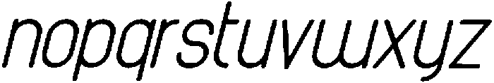 Bold Italic otf (700) Font LOWERCASE