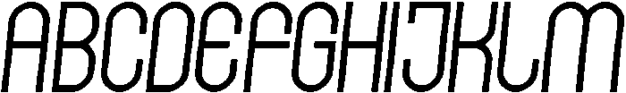Bold Italic otf (700) Font UPPERCASE