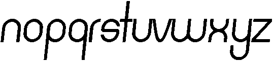 Bold Italic otf (700) Font LOWERCASE