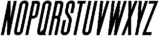 Bold Italic otf (700) Font UPPERCASE