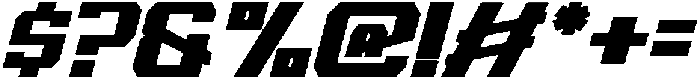 Bold Italic otf (700) Font OTHER CHARS