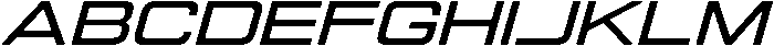 Bold Oblique otf (700) Font UPPERCASE