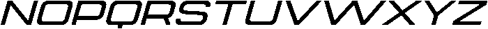 Bold Oblique otf (700) Font UPPERCASE