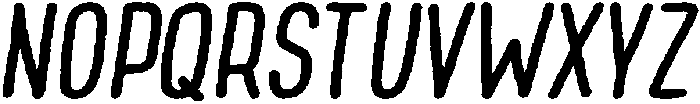Bold Oblique otf (700) Font UPPERCASE