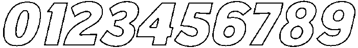 Bold Oblique otf (700) Font OTHER CHARS
