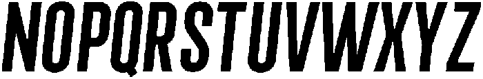 Bold Oblique otf (700) Font UPPERCASE