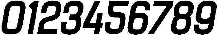 Bold Oblique otf (700) Font OTHER CHARS