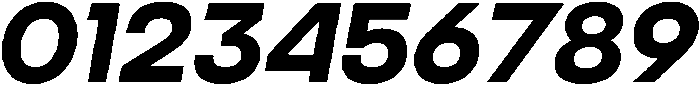 Bold Oblique otf (700) Font OTHER CHARS