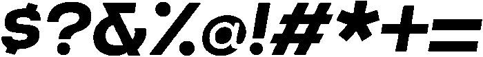 Bold Oblique otf (700) Font OTHER CHARS