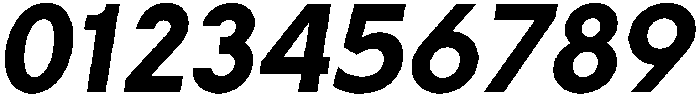 Bold Oblique otf (700) Font OTHER CHARS