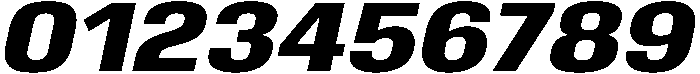 Bold Oblique otf (700) Font OTHER CHARS